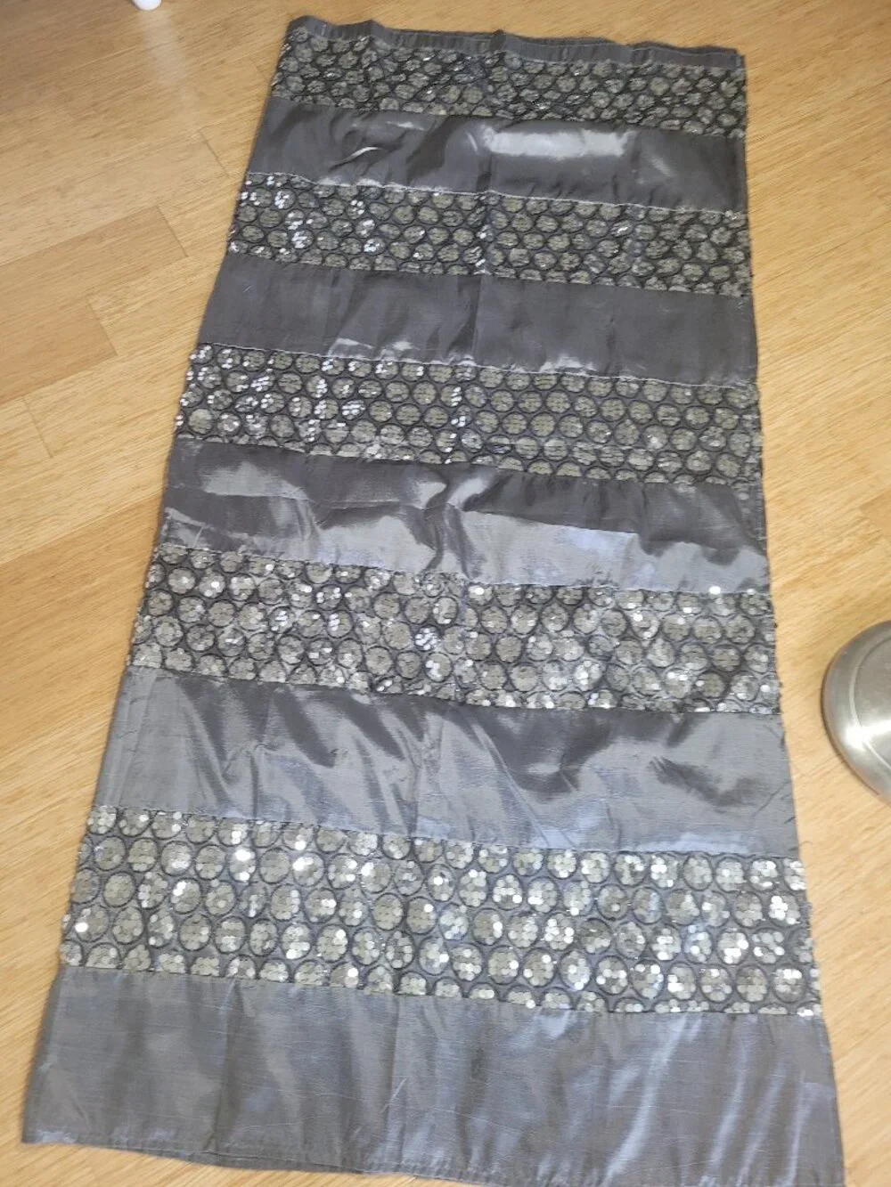 Grey Sequence Shower Curtain